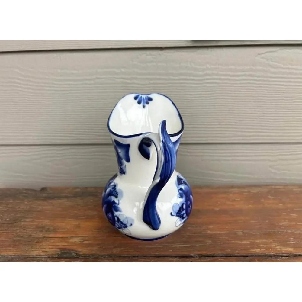 Russian Gzhel Pitcher